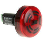 Werma 450 Series Red Buzzer Beacon, 24 V dc, IP65, Panel Mount, 80dB at 1 Metre