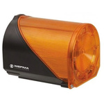 Werma 444 Series Yellow Sounder Beacon, 24 V ac/dc, IP65, Surface Mount, 114dB at 1 Metre