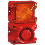 Pfannenberg PA X 1-05 Series Amber Sounder Beacon, 24 V dc, Base Mount, 100dB at 1 Metre