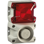 Pfannenberg PA X 1-05 Series Red Sounder Beacon, 24 V dc, Base Mount, 100dB at 1 Metre