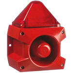 Pfannenberg PA X 5-05 Series Red Sounder Beacon, 230 V ac, Base Mount, 100dB at 1 Metre