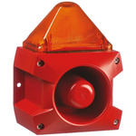 Pfannenberg PA X 5-05 Series Amber Sounder Beacon, 24 V dc, Base Mount, 100dB at 1 Metre