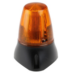 Moflash LEDA100 Series Amber Buzzer Beacon, 85 → 280 V ac, 85 → 380 V dc, IP65, Surface Mount, Wall