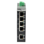 Phoenix Contact Ethernet Switch, 5 RJ45 port, 24V dc, 1000Mbit/s Transmission Speed, DIN Rail Mount FL SWITCH SFN 5GT