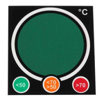 RS PRO Temperature Label Indicator, 50°C to 70°C, 3 Levels