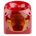 Klaxon Nexus 110 Series Amber Sounder Beacon, 24 → 48 V ac, IP66, Base Mount, 116dB at 1 Metre