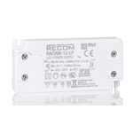 Recom LED Driver, 12V dc Output, 6W Output, 500mA Output, Constant Voltage