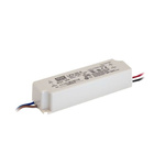 MEAN WELL LED Driver, 15V Output, 20W Output, 1.33A Output, Constant Voltage