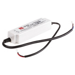 MEAN WELL LED Driver, 24V Output, 40.08W Output, 1.67A Output, Constant Voltage