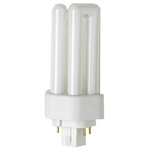 GX24q Triple Tube Shape CFL Bulb, 18 W, 3000K, Warm White Colour Tone