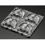 Ledil C12419_STRADA-2X2-A-T, Strada-Module Series 4-Way LED Lens, Street Lighting Beam