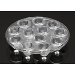 Ledil C14250_SANDRA-12-O, Sandra Series LED Lens, 42 + 19 ° Round Beam