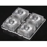 Ledil C14607_HB-2X2-M, High Bay Series 4-Way LED Lens, Square Beam
