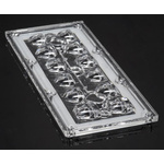 Ledil CS14145_STRADA-IP-2X6-DWC-90, Strada-IP Series 12-Way LED Lens, Rectangular Beam