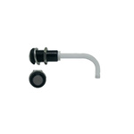 RHD-0700-1500-F9PS67PR Bivar, Panel Mount Right Angle LED Light Pipe, Smoke Round Lens