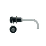 RHD-0700-3000-F9PZ67PR Bivar, Panel Mount Right Angle LED Light Pipe, Clear Round Lens
