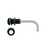 RHD-0700-3500-F9P67PR Bivar, Panel Mount Right Angle LED Light Pipe, Clear Round Lens