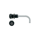 RHD-0700-3500-F9PS67PR Bivar, Panel Mount Right Angle LED Light Pipe, Smoke Round Lens