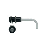 RHD-0700-3500-F9PZ67PR Bivar, Panel Mount Right Angle LED Light Pipe, Clear Round Lens
