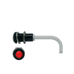 RHD-0700-3500-F9PZR67PR Bivar, Panel Mount Right Angle LED Light Pipe, Red Round Lens