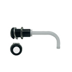 RHD-0900-2500-F9P67PR Bivar, Panel Mount Right Angle LED Light Pipe, Clear Round Lens
