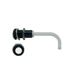 RHD-0900-3000-F9P67PR Bivar, Panel Mount Right Angle LED Light Pipe, Clear Round Lens