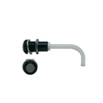 RHD-0900-3500-F9PS67PR Bivar, Panel Mount Right Angle LED Light Pipe, Smoke Round Lens