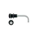 RHD-1100-2000-F9PD67PR Bivar, Panel Mount Right Angle LED Light Pipe, Diffused Round Lens