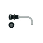 RHD-1100-2000-F9PZ67PR Bivar, Panel Mount Right Angle LED Light Pipe, Clear Round Lens