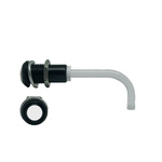 RHD-1100-3500-F9P67PR Bivar, Panel Mount Right Angle LED Light Pipe, Clear Round Lens