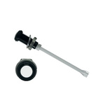 RHD-1160-F6P67PR Bivar, Panel Mount Vertical LED Light Pipe, Clear Round Lens