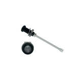 RHD-1410-F6PZ67PR Bivar, Panel Mount Vertical LED Light Pipe, Clear Round Lens