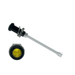 RHD-1410-F6PZY67PR Bivar, Panel Mount Vertical LED Light Pipe, Yellow Round Lens