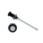 RHD-1660-F6PD67PR Bivar, Panel Mount Vertical LED Light Pipe, Diffused Round Lens