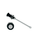 RHD-1890-F9PD67PR Bivar, Panel Mount Vertical LED Light Pipe, Diffused Round Lens