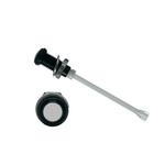 RHD-1910-F6PD67PR Bivar, Panel Mount Vertical LED Light Pipe, Diffused Round Lens