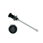 RHD-1910-F6PS67PR Bivar, Panel Mount Vertical LED Light Pipe, Smoke Round Lens