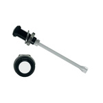 RHD-2140-F9P67PR Bivar, Panel Mount Vertical LED Light Pipe, Clear Round Lens