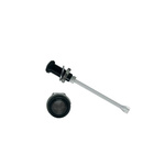 RHD-2140-F9PS67PR Bivar, Panel Mount Vertical LED Light Pipe, Smoke Round Lens