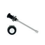 RHD-2160-F6P67PR Bivar, Panel Mount Vertical LED Light Pipe, Clear Round Lens