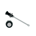 RHD-2160-F6PD67PR Bivar, Panel Mount Vertical LED Light Pipe, Diffused Round Lens