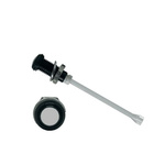 RHD-2390-F9PD67PR Bivar, Panel Mount Vertical LED Light Pipe, Diffused Round Lens
