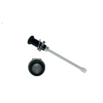RHD-2390-F9PZ67PR Bivar, Panel Mount Vertical LED Light Pipe, Clear Round Lens