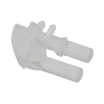 515-1094F Dialight, PCB Mounted 2-Way Right Angle LED Light Pipe, Bi-Level-Row Clear Round Lens