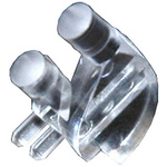 515-1061F Dialight, PCB Mounted 2-Way Right Angle LED Light Pipe, Bi-Level-Row Clear Dome Lens