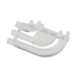 515-1064F Dialight, PCB Mounted 3-Way Right Angle LED Light Pipe, Tri-Level-Row Clear Round Lens