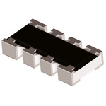 Vishay ACAS Series 10 kΩ, 15 kΩ ±0.25% Isolated SMT Resistor Array, 4 Resistors, 0.3W total 0612 (1632M) package Convex