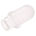 PLP5-125 Bivar, Rear Panel Mount LED Light Pipe, Clear Dome Lens