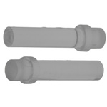 PLP1-500-F Bivar, Panel Mount LED Light Pipe, Clear Flat Lens