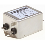 Roxburgh EMC, RES60 16A 250 V ac DC → 400Hz, Chassis Mount RFI Filter, Fast-On, Single Phase